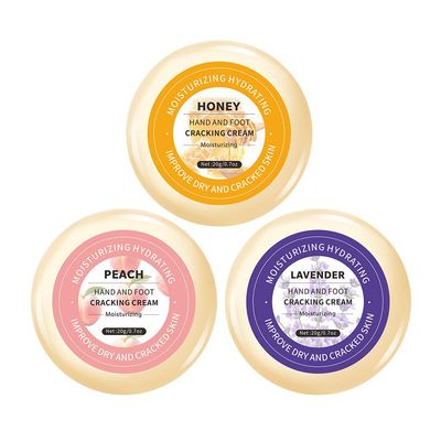 Foot cream for dry cracked heels and hands ultra repair lotion to improve rough skin and remove calluses in 2 simple steps foot health care 20g (Three-Color Combo Set Hand AndFoot Cracking Cream)