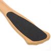 MUCKLILY Double-Sided Wood Foot Scrubber with Natural Handle Dual-Sided Sandpaper Heel File for Rough Feet Dead Skin Remover Callus Tool for Nail Corn Toe Care Professional Pedicure view 3