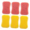 ABOOFAN 6Pcs Skin-Friendly Bath Sponges Exfoliating Body Cleaner Shower Scrubber with Rich Random Colors for Relaxing Bathing and Gentle Skincare Random Color view 1