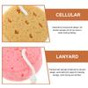 ABOOFAN 3pcs Bath Sponges Honeycomb Body Wash Scrubbers for Shower Soft Skin Cleaning Scrubbers with Rich Exfoliating Shower Sponges for Adults Yellow Rose Beige view 4