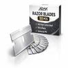 Adak 50 Pc Single Edge Razor Blades Flat Scraper Replacement Blades for Paint, Glass & Sticker Removal Universal Razor Scraper & Utility Blade Refills view 1