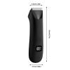 Electric Shaver, Rechargeable Power, Blue, Green, Black, Men Body Trimmer, Digital Hair Shaver, Comfortable Design, for Intimate Pubic Balls Back Armpit Chest Arm view 4
