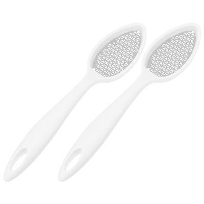 ABOOFAN 2pcs Professional Pedicure Foot File Callus Remover Hard Skin Remover for Home Travel Washable Reusable Foot Rasp for Dry Cracked Heels and Dead Skin Care