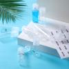 12 Piece 15ml/0.5oz Small Travel Tube Bottles Travel Size Make up Sample Containers Leak Proof Clear Plastic Mini Cosmetic Bottles Refillable Empty Lotion Squeeze Bottle for Liquid Toiletries Cosmetic view 4