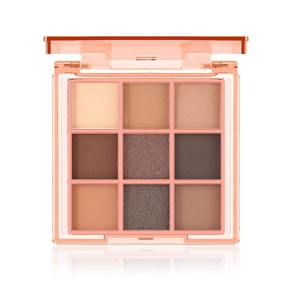 Boobeen 9 Colors Eyeshadow Palette - Matte and Shimmer Makeup, Highly Pigmented Creamy Eye Shadow Powder, Create a Neutral Eye Look, Long WearingEasy to Build Dramatic Glamour Looks