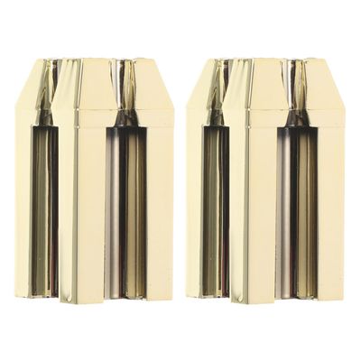 VICASKY 2pcs Flat Tip Eyebrow Pencil Sharpener with Precision Slots Portable Makeup Tool for Eyebrow Refinement and Maintenance Travel-Friendly Cosmetic Accessory for Women
