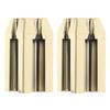 VICASKY 2pcs Flat Tip Eyebrow Pencil Sharpener with Precision Slots Portable Makeup Tool for Eyebrow Refinement and Maintenance Travel-Friendly Cosmetic Accessory for Women view 1