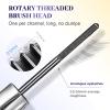Iron Wand Mascara, 2026 New 3D Curling Wand Mascara, Black Washable Metal Mascaras, Long-Lasting Waterproof 3D Curling Eyelash Iron Mascaras with No Flaking (Black 2 Pcs) view 4