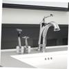PRETYZOOM 2pcs Men Razor Stand with Sturdy Aluminum Alloy Base Non-slip Bathroom Shaving Brush Holder for Organized Countertop Wear-resistant and Clean Design view 2