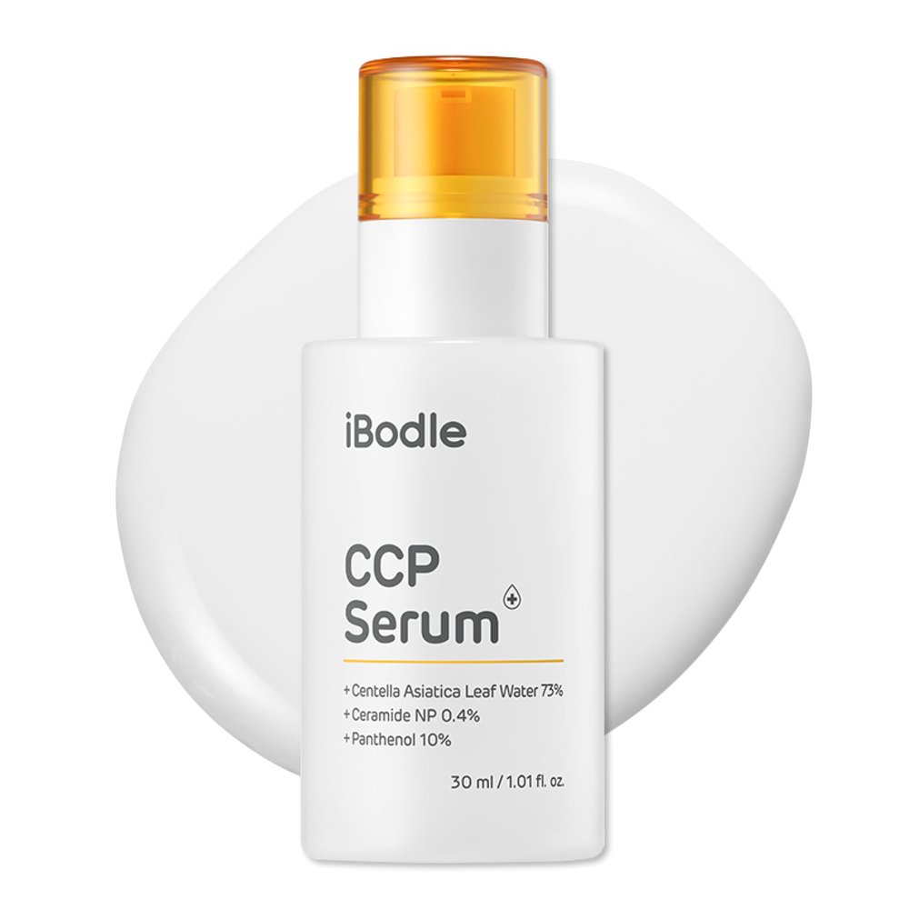iBodle CCP Serum, Korean Barrier Repair & Hydrating Serum for Damaged Sensitive Skin, Soothing Redness Relief with Ceramide NP, Panthenol & Centella, Deep Moisture, Fast Absorbing Non-Sticky