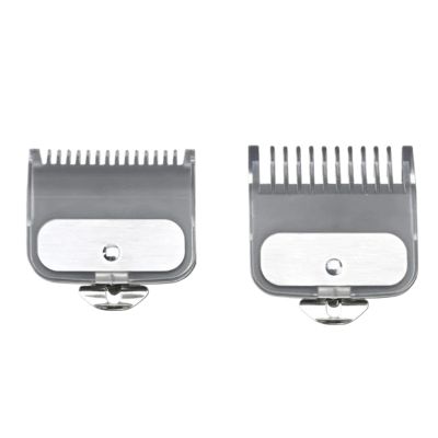 2Pcs Hair Cutting Guide Comb Clipper Limit Comb Trimmer Cutting Styling Tools Attachment Compatible 1.5mm 4.5mm