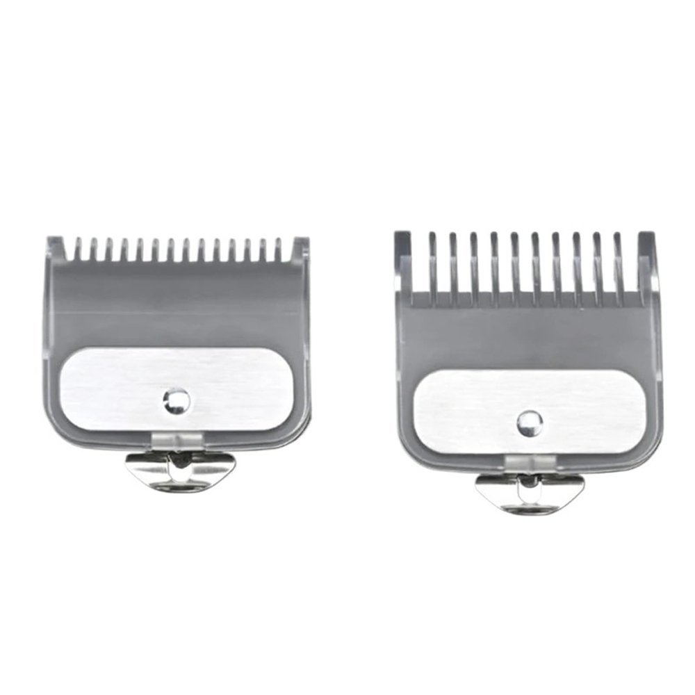 2Pcs Hair Cutting Guide Comb Clipper Limit Comb Trimmer Cutting Styling Tools Attachment Compatible 1.5mm 4.5mm