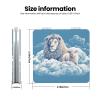 TRSGKSQP Compact Mirror Lamb with A Lion On The Clouds Pocket Travel Makeup Mirrors Double Sided 1x/2x Magnifying Foldable Mini Cosmetic Mirrors Portable Handheld Beauty Mirror for Women Girls Gift view 3