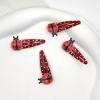 4PCS Ladybug Shaped Nonslip Hair Barrettes - Women Girls Hair Clips for Casual Formal Festival view 3