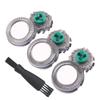 3pcs HQ64 Replacement Shaver Head Compatible For Philips Norelco AT750 AT890 PT860 PT860 PT866 AT798 PT721 PT722 PT720 PT725 Clean view 1