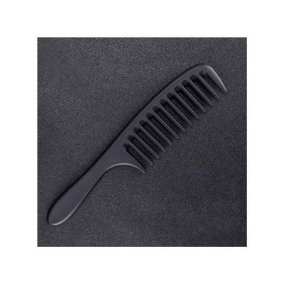 Barber Comb 2PC Wide-Tooth Tail Comb For Home Use Anti-Static Hair Care Tool Suitable For Curly And Permed Large-Tooth Salon Haircutting Unisex