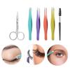6 Pcs/set Full Size Eyebrow Tweezers Women for Eyebrow/hair Removal Professional Kit Precision Set view 3