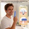 FACE Scrubber with Heated,3 Modes Waterproof Rechargeable Portable Travel Size Makeup Remover Cleansing, Exfoliating and Massaging Facial SCRUBBE for Women & Men(Deep Ocean Key Blue) view 3