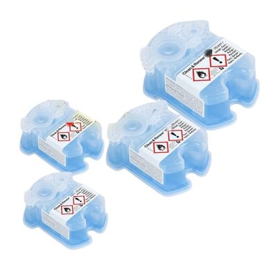 4pcs Electric Razor Cleaning Fluid compatible For Braun CCR4 Replacement Cleaning Kit