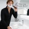 Shaving Soap Bowl - Wide-Mouth Shaver Cleansing Foam Cup | Classic Shaving Mug For Men | For Father, Husband, Boyfriend, Dad, Barber Shop, Home, Bathroom, Gift, Grooming Routine view 3
