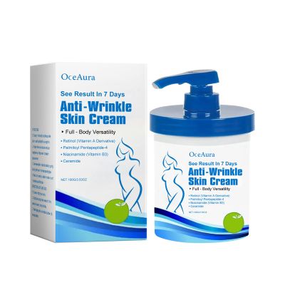 Anti-Wrinkle Skin Cream with Retinol, Niacinamide and Ceramide, Full Body Moisturizing Formula, Non-Acneogenic, 7 Day Results