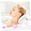 Abaodam PU Foam Bathtub Pillow with Suction Cups Massage Headrest for Neck and Back Support Comfortable Spa Cushion for Bathtubs and Slip-Resistant Bath Accessory view 4