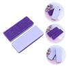 DONFAMDS 2Pcs Double-Sided Pumice Stone Foot Scrubber Callus Remover for Dry Hard Skin Removal Portable Purple Foot Care Tool view 2