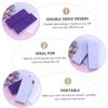 DONFAMDS 2Pcs Double-Sided Pumice Stone Foot Scrubber Callus Remover for Dry Hard Skin Removal Portable Purple Foot Care Tool view 4
