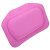 PENIKOKO Soft Padded Spa Bath Pillow with Suction Cups for Bathtub Head Neck Shoulder Support Non-Slip PVC Foam Bathtub Cushion for Home Shower Spa Relaxation Comfortable Purple Textured view 1