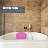 PENIKOKO Soft Padded Spa Bath Pillow with Suction Cups for Bathtub Head Neck Shoulder Support Non-Slip PVC Foam Bathtub Cushion for Home Shower Spa Relaxation Comfortable Purple Textured view 3