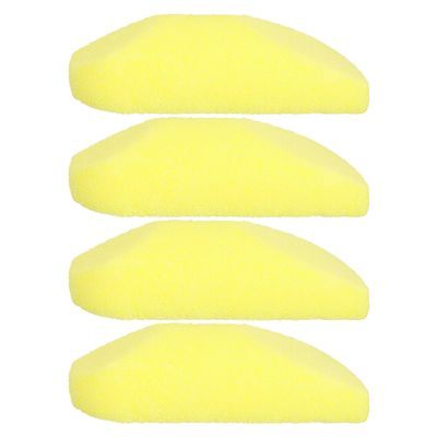 BCOATH 4Pcs Double-Sided Pedicure Tool Foot Sole Exfoliating Trimmers for Dead Skin Removal Compact Foot Care Scrubbers for Elderly Athletes and Daily Use Random Color