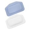 CTIRCHIU 2Pcs Bathtub Pillows with Strong Suction Cups for Head Neck Shoulder Support Comfortable Bath Cushions for Spa Home Use Blue and White view 1