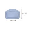 CTIRCHIU 2Pcs Bathtub Pillows with Strong Suction Cups for Head Neck Shoulder Support Comfortable Bath Cushions for Spa Home Use Blue and White view 2