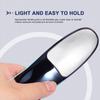 COMPUKAS Double-Sided Foot Scrubber Callus Remover with Ergonomic Handle Portable Pedicure Tool for Dead Skin and Thick Skin Removal Foot File with Stand for Smooth Heels view 2