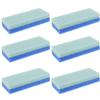 OKUMEYR 6pcs Foot Pumice Stone for Gentle Exfoliation and Callus Removal PU Foot Scrubber Blocks for Shower Spa for Dead Skin Removal and Relaxing Massage Suitable for Home Travel Use view 1