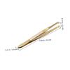 BELLIFFY 2pcs Stainless Steel Precision Eyebrow Tweezers for Women Nippers for Detailed Grooming Multipurpose Lash Extension and Nose Hair Trimming Tool Travel-friendly Compact view 2