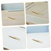 BELLIFFY 2pcs Stainless Steel Precision Eyebrow Tweezers for Women Nippers for Detailed Grooming Multipurpose Lash Extension and Nose Hair Trimming Tool Travel-friendly Compact view 3