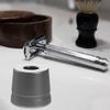 PLAFOPE 2pcs Aluminum Safety Razor Stand Razor Storage Base for Men Manual Shaving Tools Bathroom Countertop Organizer view 4