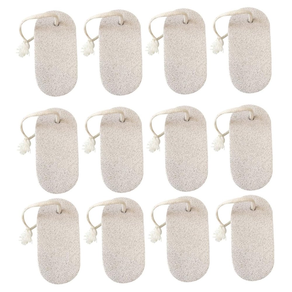 HAMPPLIES 20PCS Volcanic Foot Rubbing Stones Callus Removers for Dead Skin Removal Smooth Surface Foot Files Resistant to Breakage Washable and Reusable