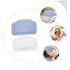 Anneome 2Pcs Bathroom Bath Pillows with Suction Cup Design Soft Breathable Bathtub Pillows for Head Neck Support Home Spa Cushion for Family Hotel Beauty Salon Use view 3
