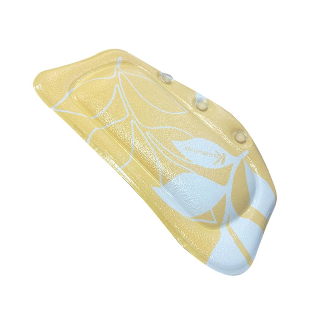 ARTSEWPLY Comfortable PVC Bath Pillow with Suction Cups for Bathtub Head and Neck Support Removable Washable Spa Cushion for Relaxing Bath Experience Lightweight Travel-Friendly Tub Pillow