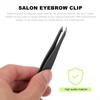 ADOCARN 6Pcs Eyebrow Clamp Stainless Steel Precision Tweezers Makeup Tool for Fine Hair Removal Eyebrow Shaping Grooming Kit with Design for Home and Travel view 2