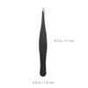 ADOCARN 6Pcs Eyebrow Clamp Stainless Steel Precision Tweezers Makeup Tool for Fine Hair Removal Eyebrow Shaping Grooming Kit with Design for Home and Travel view 3