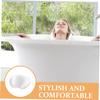 BELLIFFY Luxury Bathtub Pillow with Suction Cups for Neck Shoulder Support Comfortable Bathroom Cushion for Fatigue Relief Household Spa Bath Accessory in White Suitable for All Ages view 3