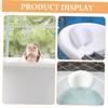 BELLIFFY Luxury Bathtub Pillow with Suction Cups for Neck Shoulder Support Comfortable Bathroom Cushion for Fatigue Relief Household Spa Bath Accessory in White Suitable for All Ages view 4