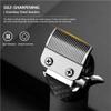 YHNNH Hair Cutting Tool, Professional Clipper Titanium Ceramic Blade Cordless Rechargeable Trimmer Barber Haircut Grooming Kit(Silver) view 3