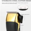 YHNNH Men's Hair Clippers, Professional Adjustable Gradient Electric Clippers, Rechargeable Hair Clippers(Gold) view 3