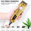 YHNNH Hair Cutting Tool, Clippers 2 Pcs for Men, Cordless Kit & T-Blade Trimmer, Professional Barber Kits with LED Display for Family view 4