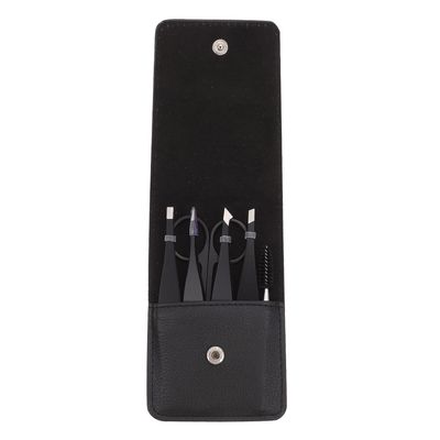 BIUDECO 6Pcs Eyebrow Tweezers Kit Stainless Steel Hair Removal Tools for Women Precision Facial Nose Hair Suitable for Home Travel and Beauty Salon