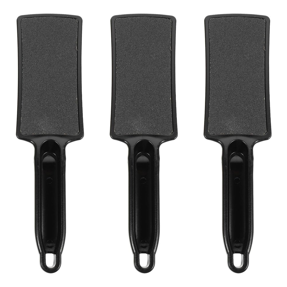 CIMAXIC 3pcs Double-Sided Foot Scrubbers Foot Files Callus Removers with Coarse and Fine Rasps Ergonomic Anti-Skid Handle for Smooth at Home Salon